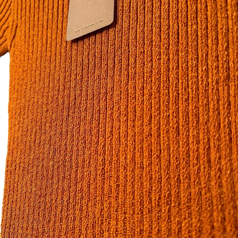 Rachel Comey crop sweater top in bright mustard yellow NWT - Picture 4 of 12